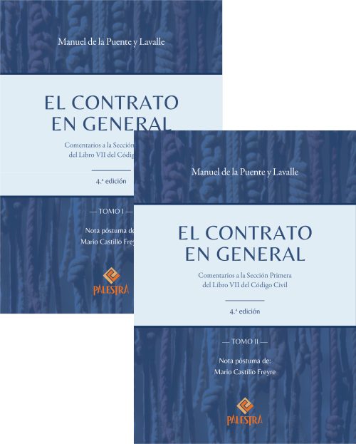 El contrato en general (tomos I y II) - tapa rústica