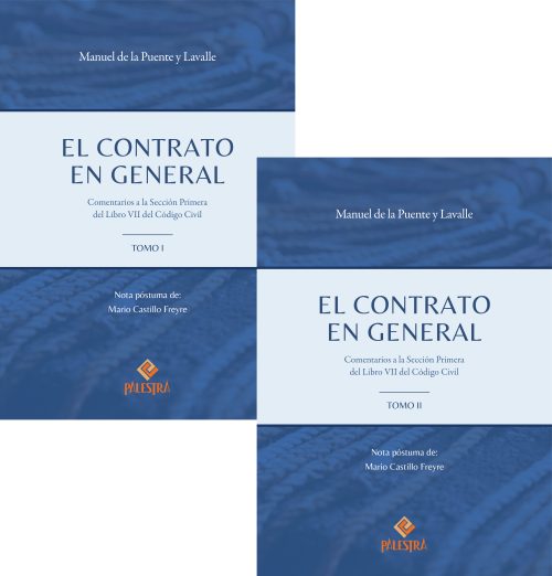 El contrato en general (Tomos I y II)